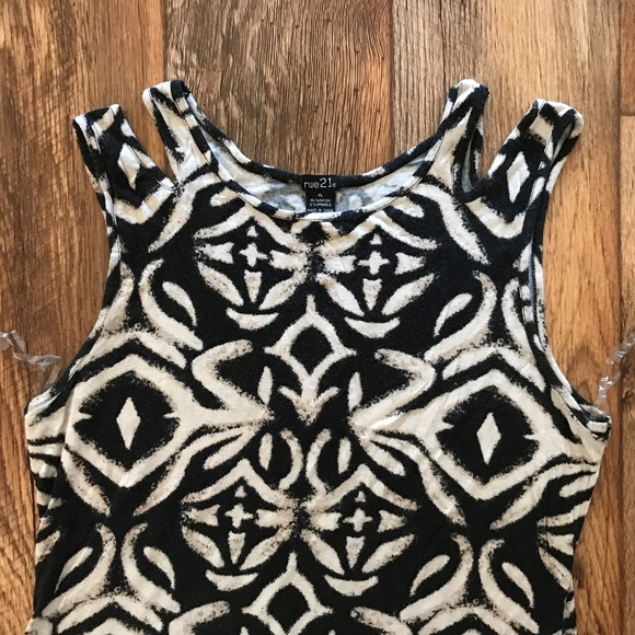 Rue21 Dresses & Skirts - Rue21 Womens Dress Black White Sleeveless Dress XL